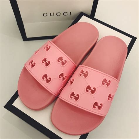 pink and purple gucci slides|pink gucci slides farfetch.